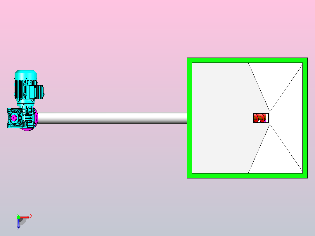 7公斤225升颗粒饲料机俯视图