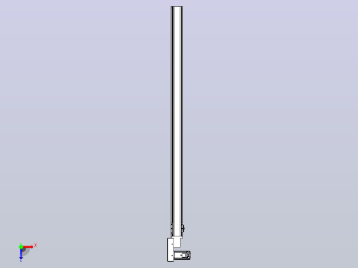 皮带直线轴半封闭可选导轨TPA-HNB-85S-90-L1450-ML-C-P20-N3俯视缩略图