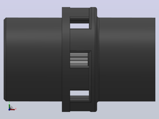 LM型梅花形弹性联轴器_LM14联轴器J1130×252／Z130×202前视缩略图