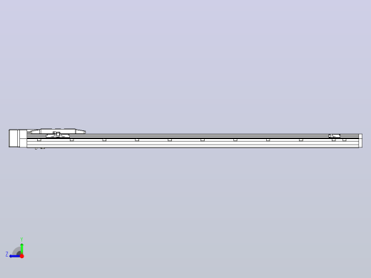 滚珠丝杠直线轴内置导轨TPA-GCR-170-2510C-L1250-MR-M75-N3右视缩略图