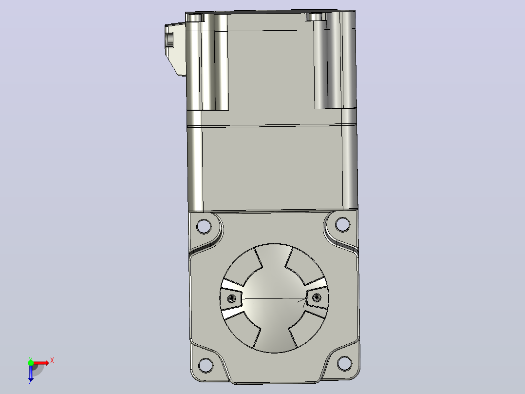 Z5BLD120W配5GURC齿轮箱整机俯视图