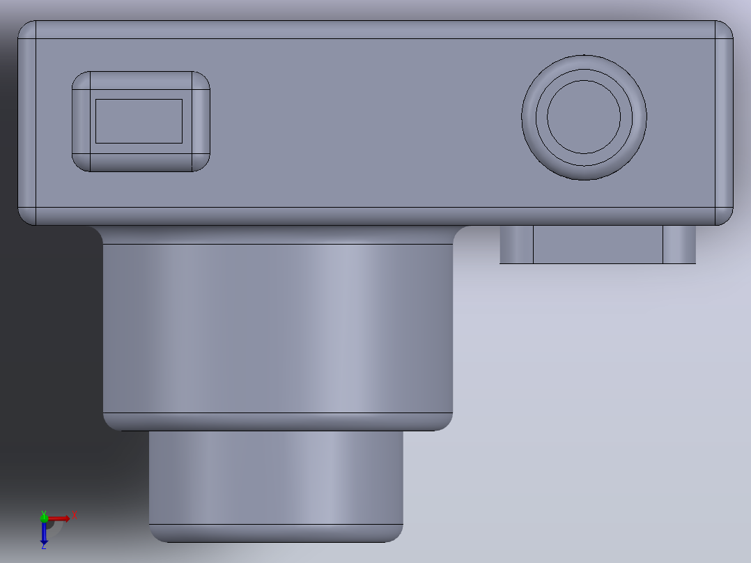 3D相机俯视图
