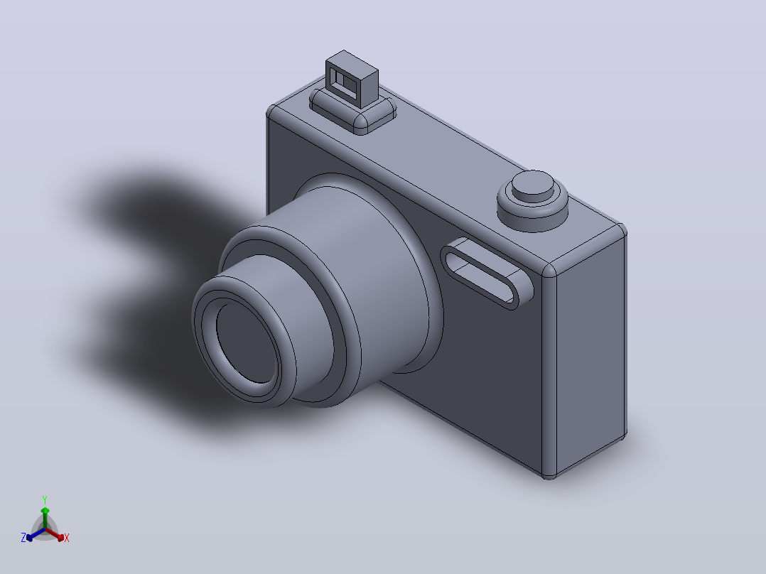 3D相机正等轴测图