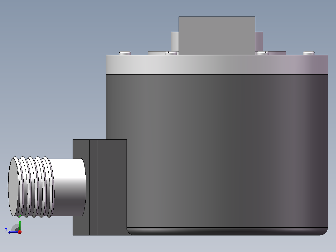 G58A[G58A15]旋转编码器右视图