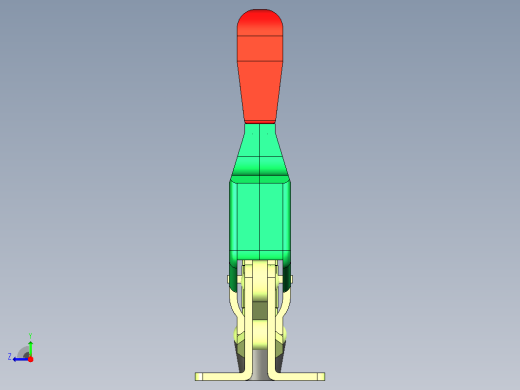 带水平底座的垂直夹具GN_810_70型右视缩略图