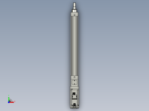轻载电动缸TPA-ESR40-1210C-L300-M-W-P40-C3前视缩略图