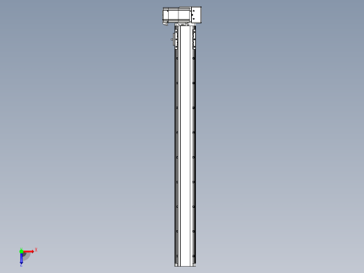 皮带直线轴半封闭可选导轨TPA-HNB-85D-90-L800-LU-C-P20-N3俯视缩略图