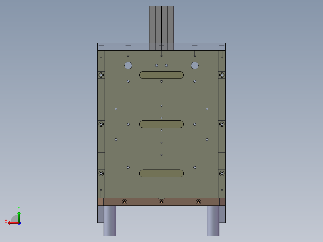 USB测试治具后视图