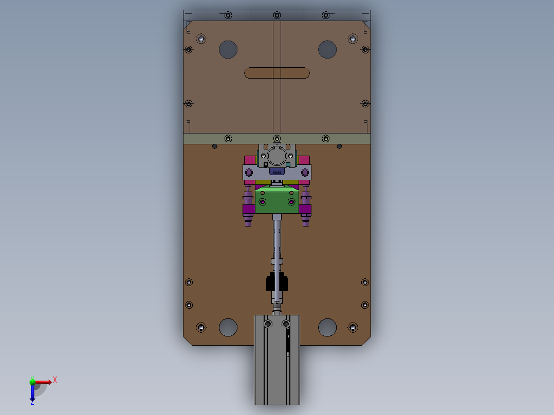 USB测试治具俯视图