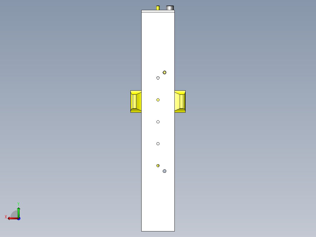 导通检查夹具后视图