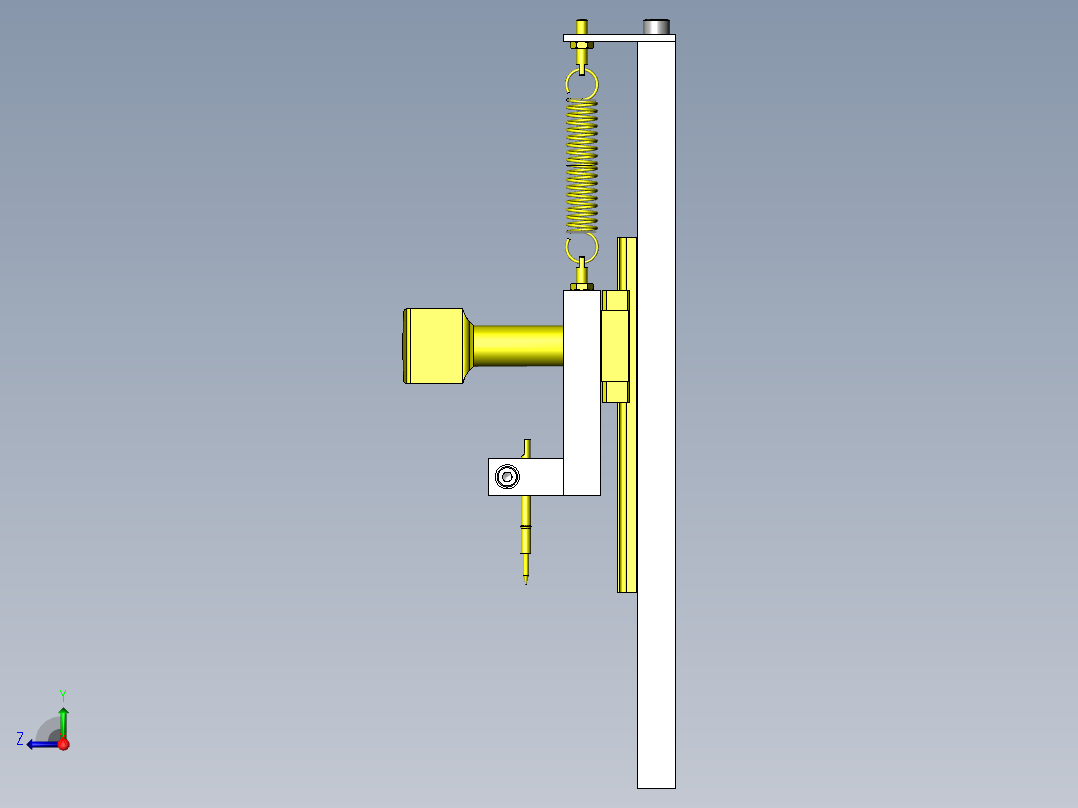 导通检查夹具右视图