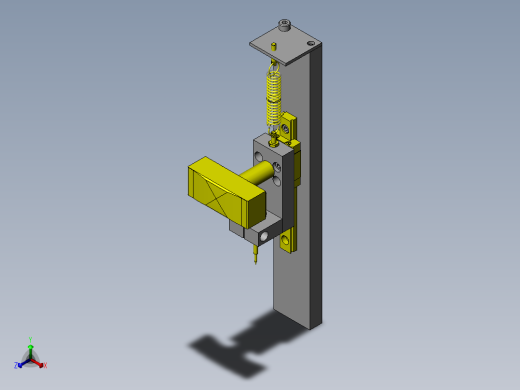 导通检查夹具正等轴测缩略图