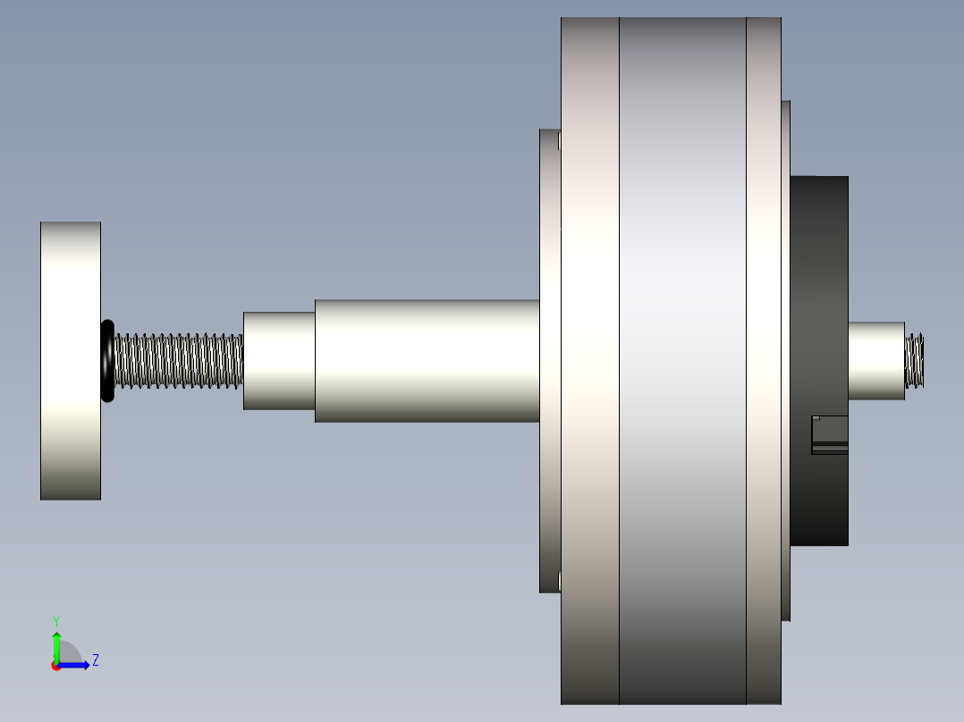 引擎模型左视图