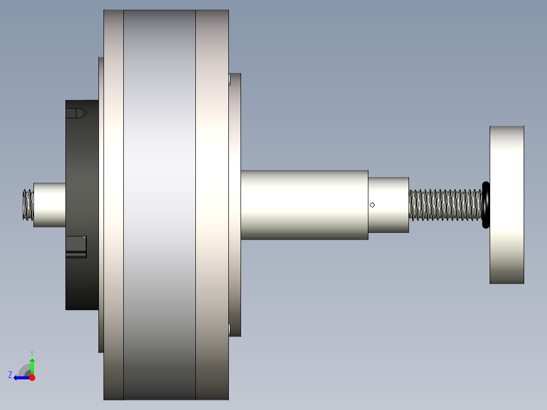 引擎模型右视图