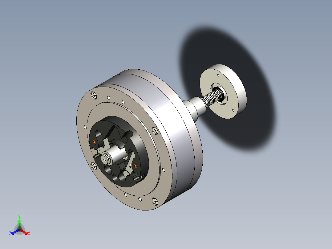 引擎模型正等轴测图