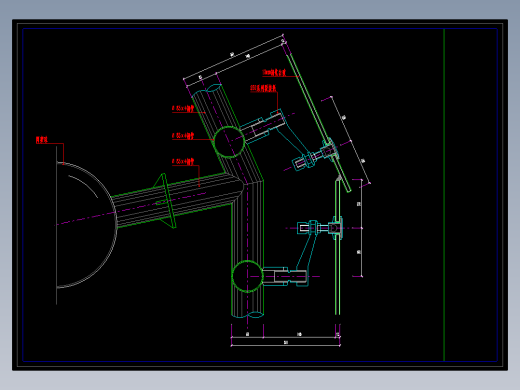 点式玻璃幕墙节点1