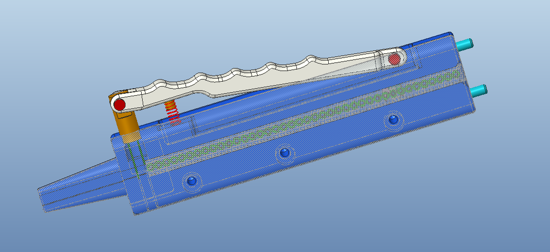 快换弹夹手动上螺母3D模型
