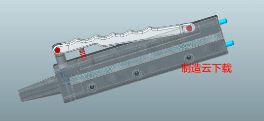 快换弹夹手动上螺母3D模型缩略图