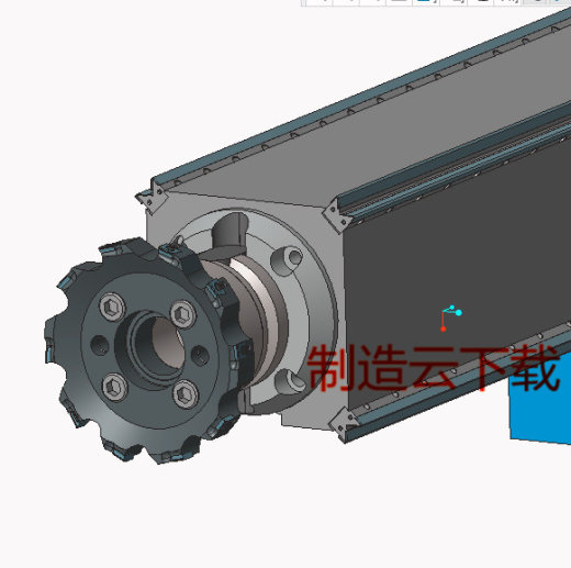 铣刀头详解图3D模型缩略图