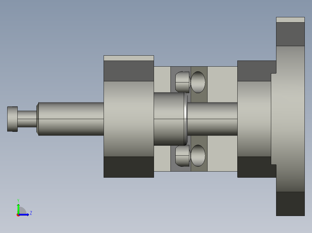 开水杯胀形模左视图