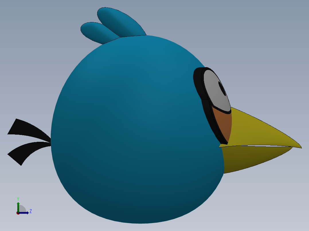 愤怒的小鸟左视图