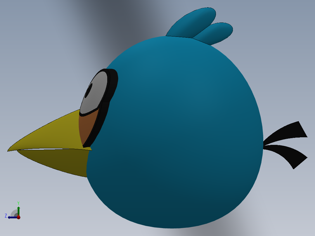 愤怒的小鸟右视图