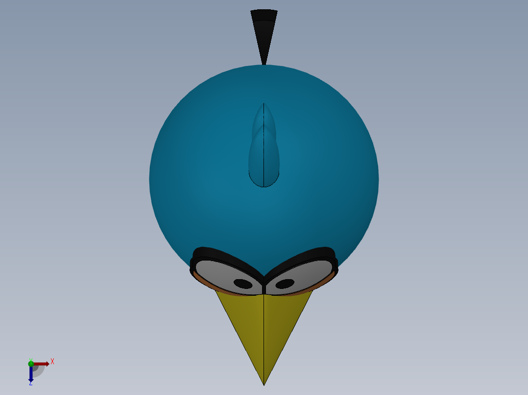 愤怒的小鸟俯视图