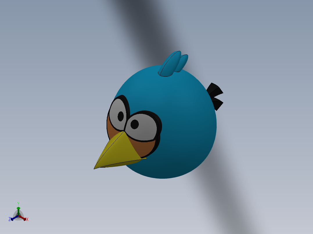 愤怒的小鸟正等轴测图