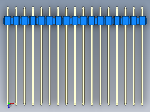 彩色公头100mil（2.54mm）系列-DS1021_blue_1x17p_100mil_Type43_rev1.0俯视缩略图