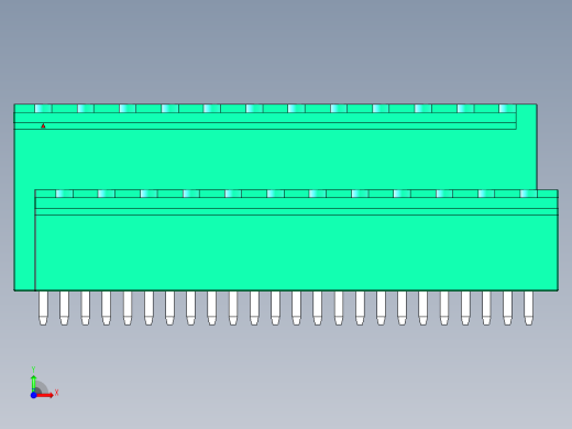 DEGSON 2EDG 系列 5.0mm 可插拔接线端子组-2EDGVTC-5.0-24P-14-00AH前视缩略图