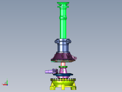 高速低成本旋翼机变速箱后视缩略图