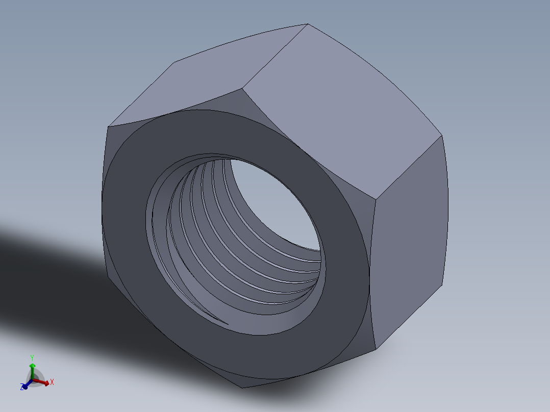 公制螺母-M30x3.5.SLDPRT