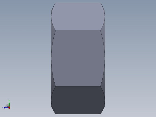 公制螺母-M30x3.5.SLDPRT右视缩略图