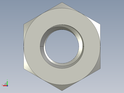 公制六角螺母-Metric Hex Nuts M4 x 0.7mm Thread后视缩略图