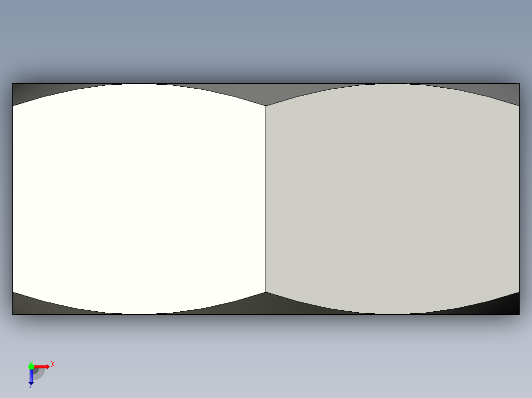 公制六角螺母-Metric Hex Nuts M4 x 0.7mm Thread俯视图