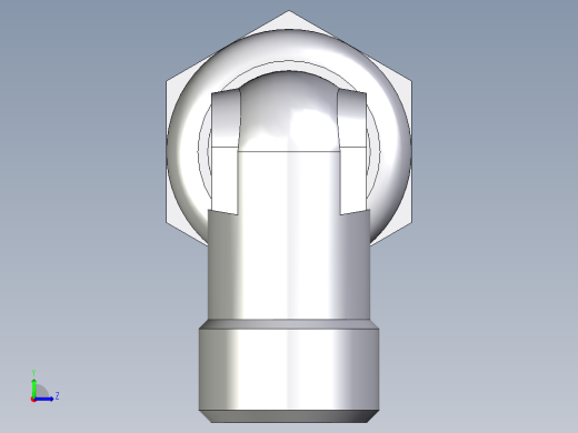 卡套式工业通用硬管接头EO_Bulkhead_elbow_WSV08LOMDCF左视缩略图