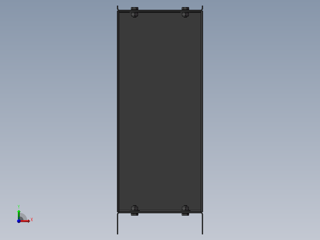 液滴分离器前视图
