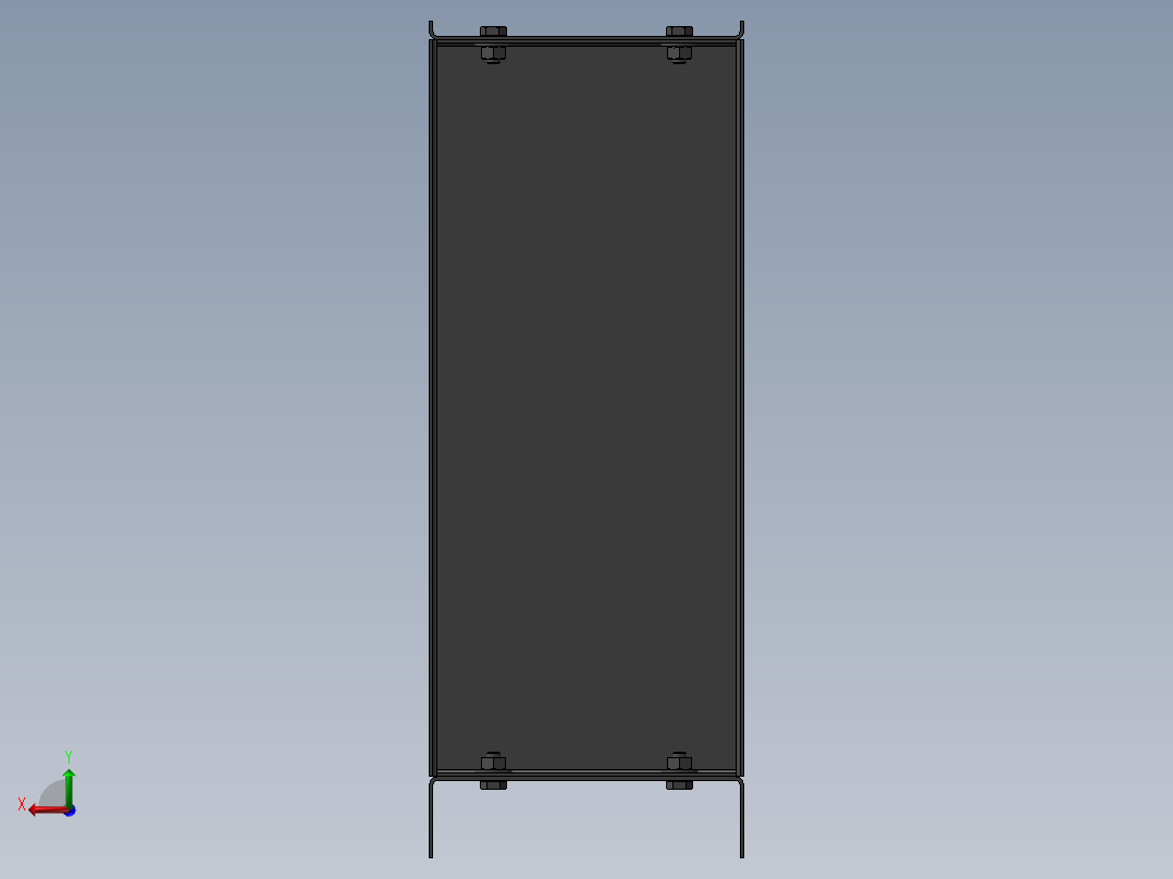 液滴分离器后视图