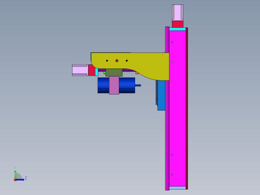 小型全自动数控铣床左视缩略图