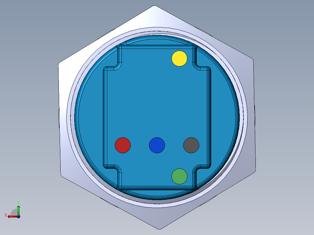 电源按钮后视图