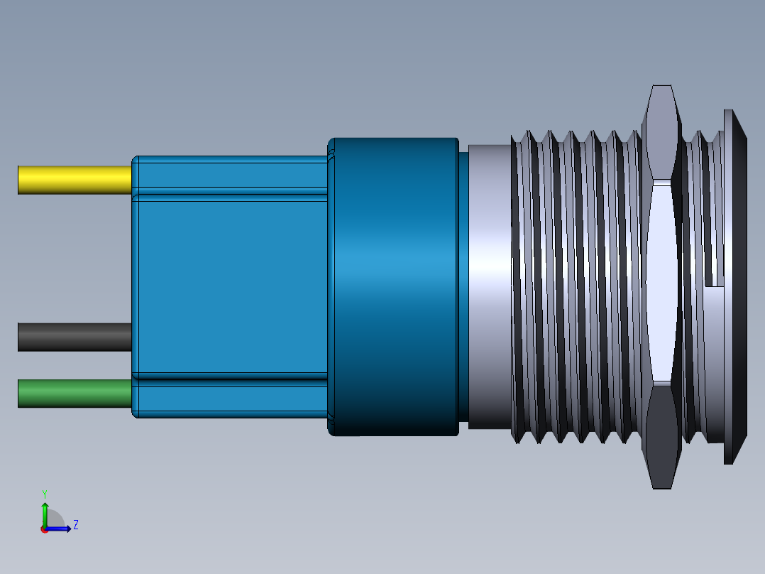 电源按钮左视图