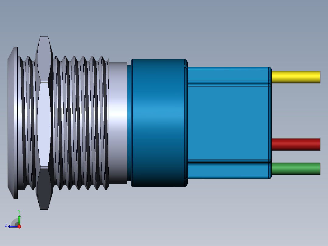 电源按钮右视图