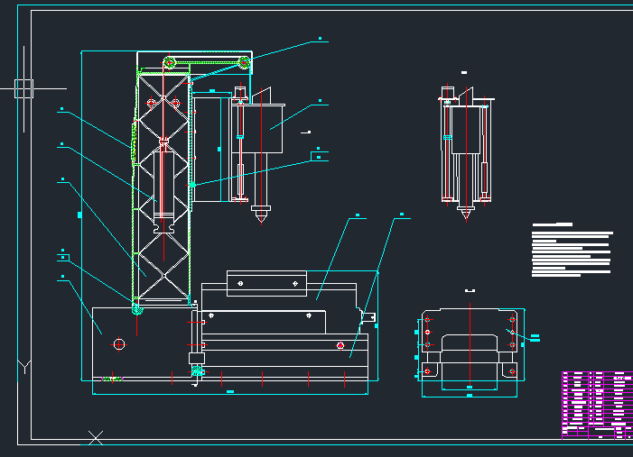 300×400数控激光切割机XY工作台部件及单片机控制设计(文+DWG图纸)