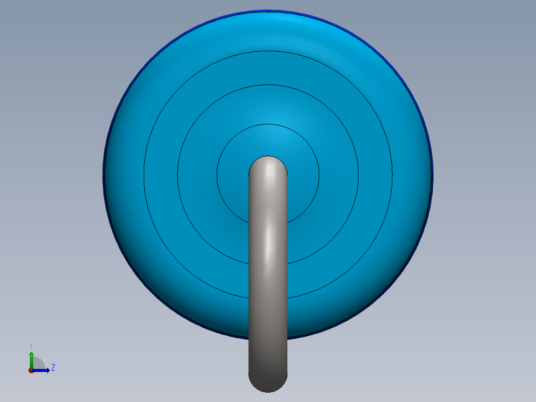 电容器 二极管 电阻器-Resistor Vertical 680K Ohm 1W左视图