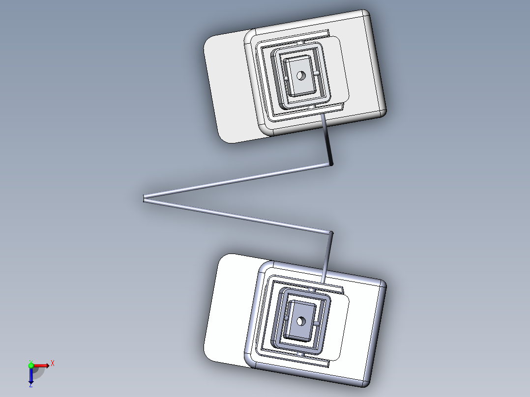 虚拟腹腔镜模型俯视图