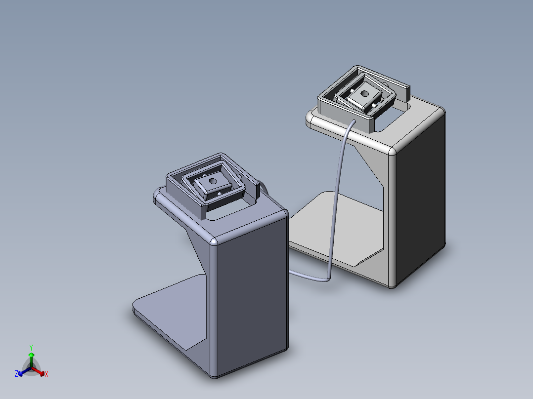 虚拟腹腔镜模型正等轴测图