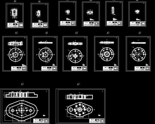 防尘罩冲孔落料翻孔复合模（CAD图+Proe三维）缩略图
