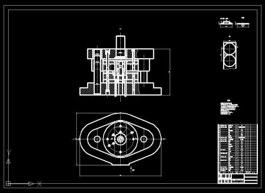 防尘罩冲孔落料翻孔复合模（CAD图+Proe三维）缩略图