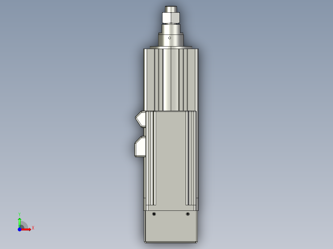 12VZ电动缸-VZ6-S50-BD前视图