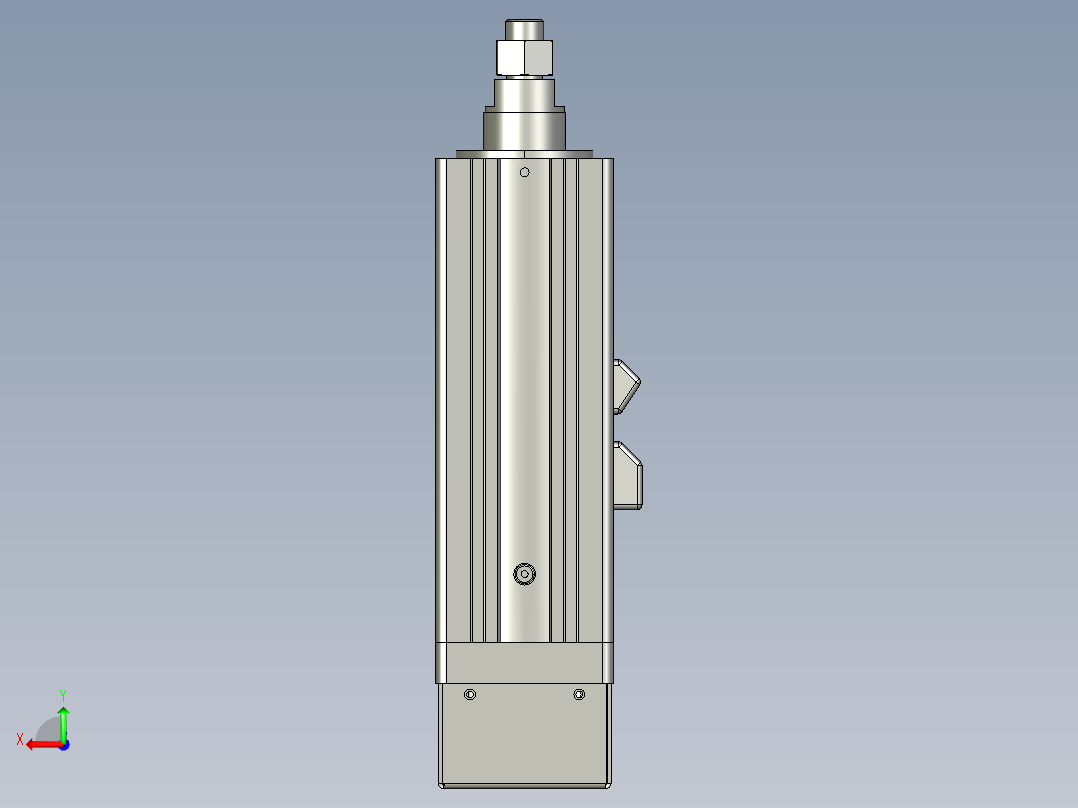 12VZ电动缸-VZ6-S50-BD后视图